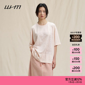 女士气质休闲杂点设计感宽松短袖 素然WHM 25夏季 T恤