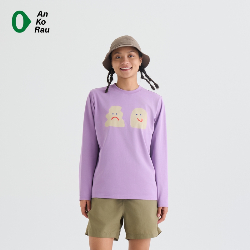 AnKoRau安高若干爽图形长袖T恤
