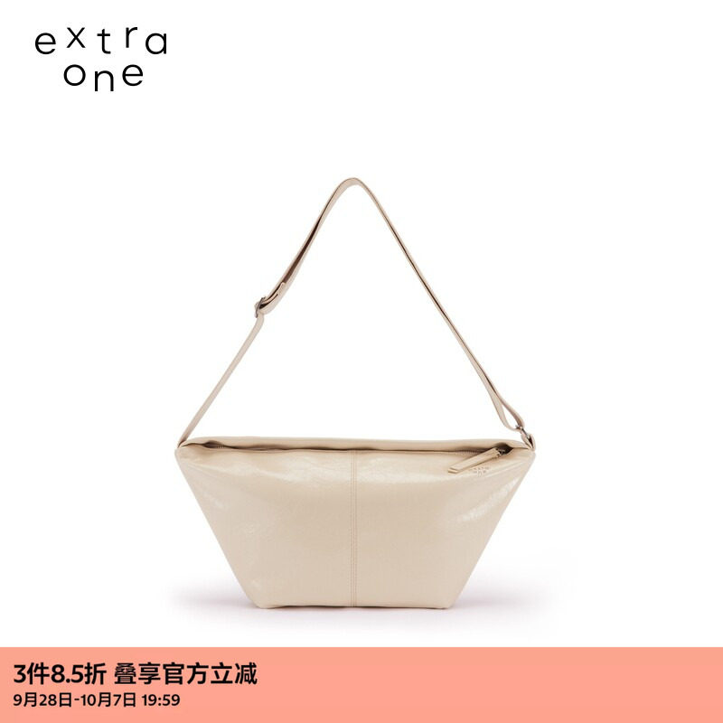 extraone休闲裂纹牛皮牛角包图片