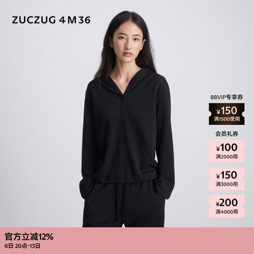ZUCZUG4M36莱赛尔连帽套头卫衣