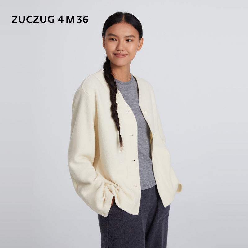 ZUCZUG4M36缩绒羊毛宽松外套