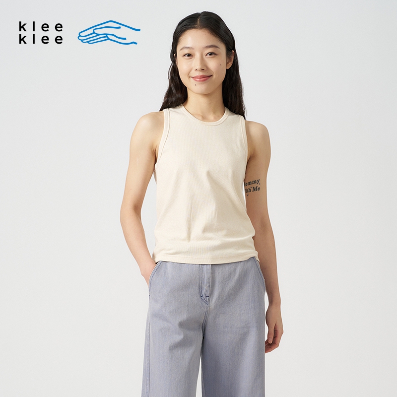 kleeklee环保棉内搭针织布背心