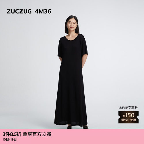 ZUCZUG4M36莱赛尔圆领连衣裙