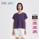 新品 女士经典 素然klee klee 25秋季 休闲纸纱针织布短袖 T恤