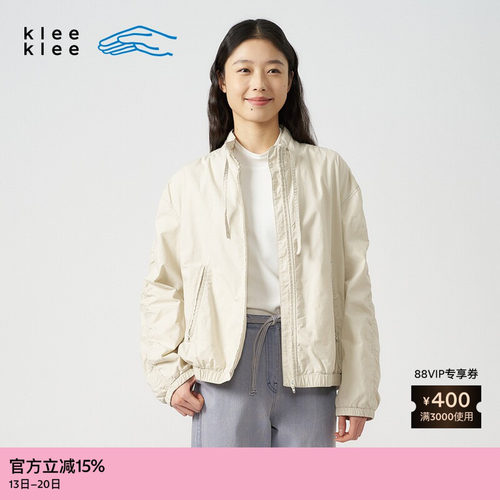 kleeklee环保棉薄棉布外套