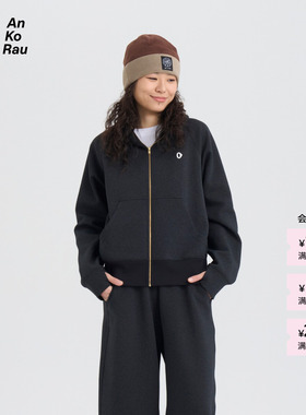 【新品】素然AnKoRau安高若 26春女士休闲运动空气层保暖带帽外套