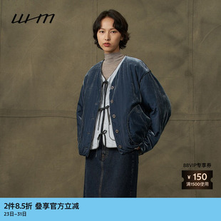 素然WHM 女士木棉绗缝两面穿设计感复古夹克 冬季