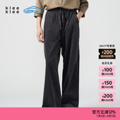 素然klee 女士宽松环保棉灯芯绒直筒休闲裤 klee 秋季