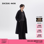 素然ZUCZUG 长大衣 女士休闲羊毛针织呢浴袍款 4M36 冬季