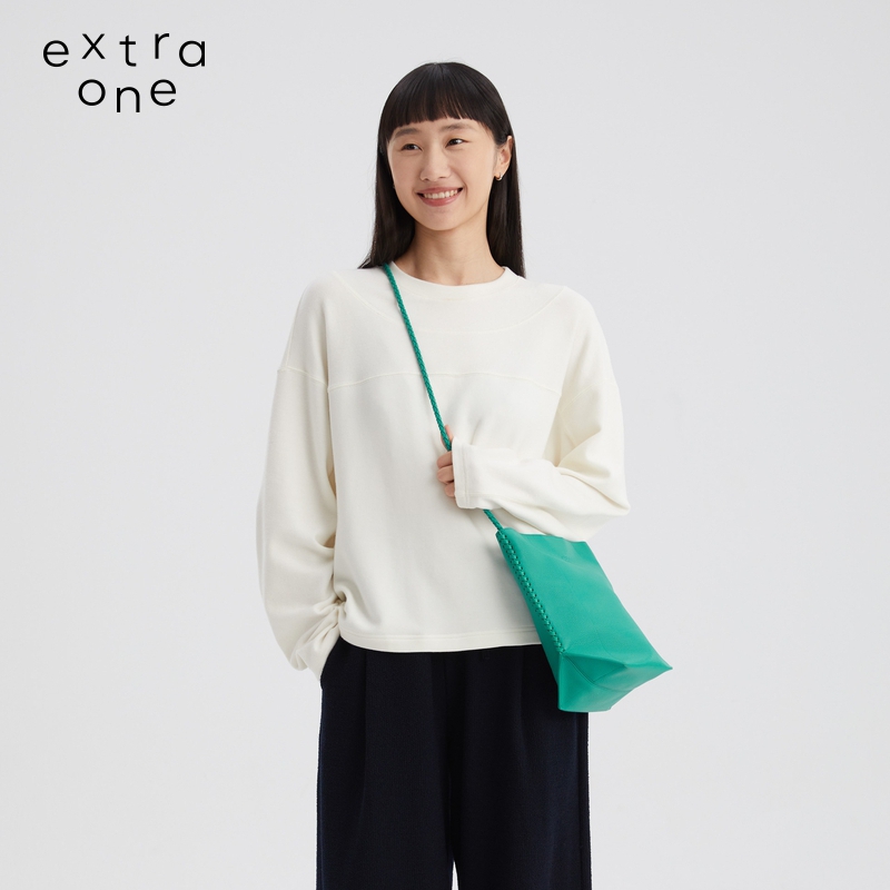extraone编织牛皮斜挎包