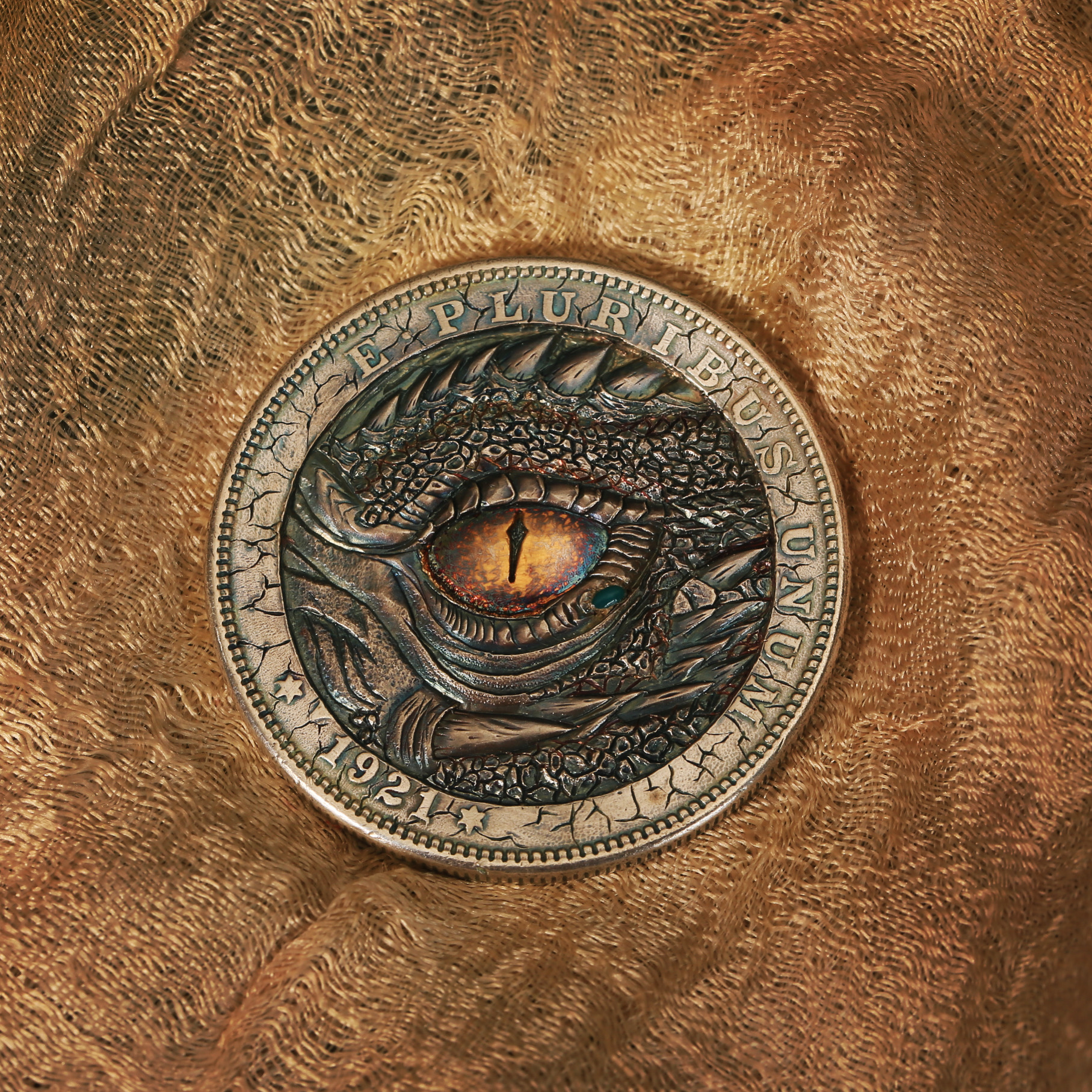 银饰STZ手工摩根银币流浪者硬币