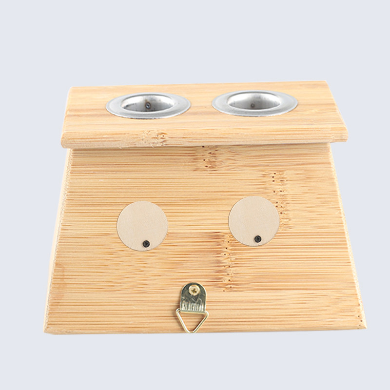 艾灸盒 雨朋针灸竹制加厚双孔艾灸盒艾草条随身灸器具竹灸盒艾灸