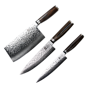 贝印旬刀日本菜刀大马士革菜刀切肉切菜刀主厨刀厨师刀刀具套装