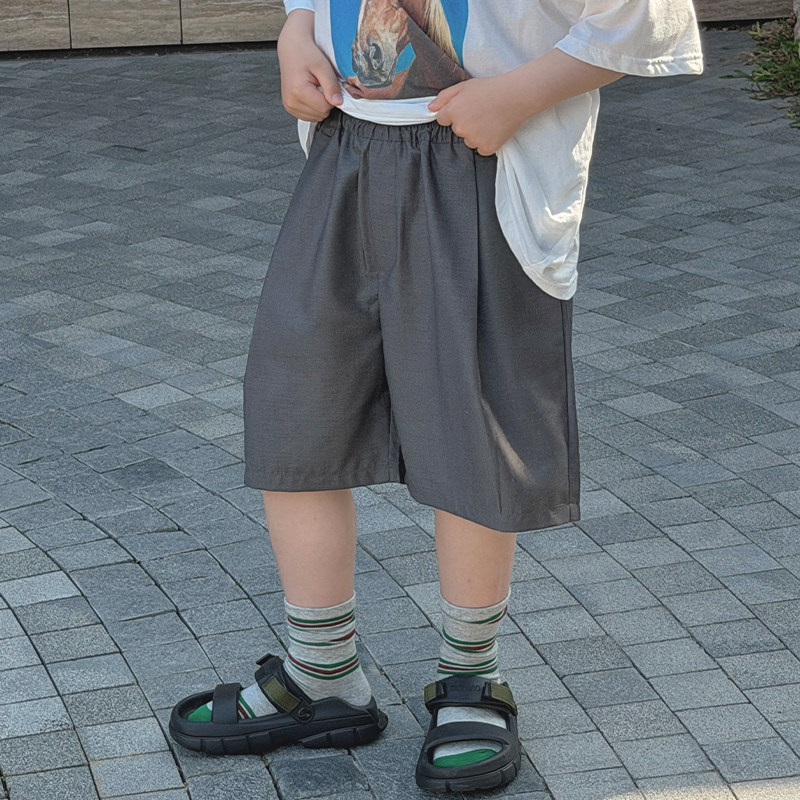 男童夏季西装短袖2026夏季新裤子