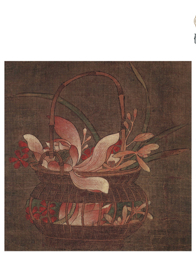 Y156宋 佚名 工笔 花蓝图国画高清电子素材百度网盘发货非实物