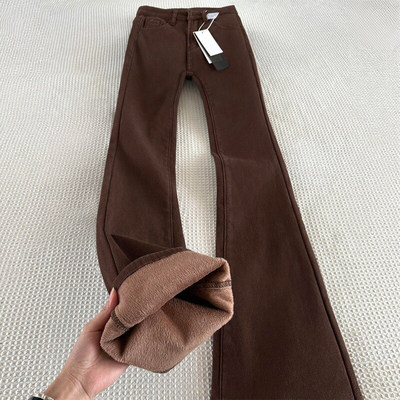 秋冬加绒微喇裤！质感好绝~