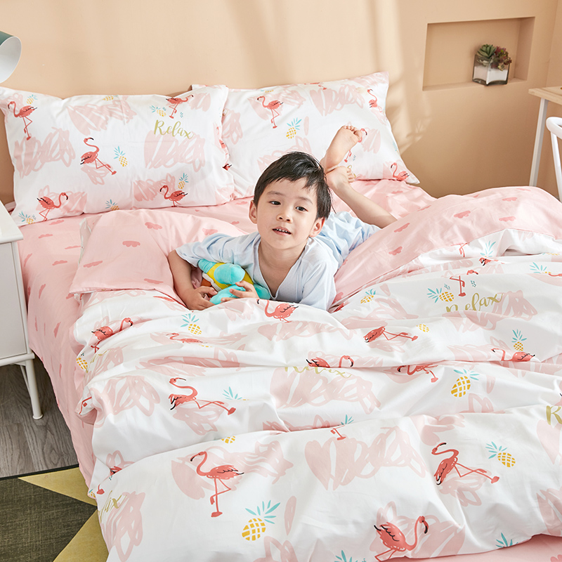 全棉A类婴幼儿学生床套件