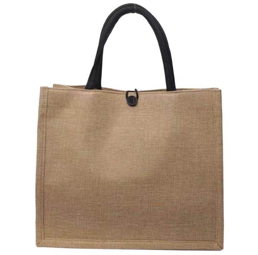 定制麻布包包手提袋印刷logo来图定制帆布袋宣传会议礼品袋