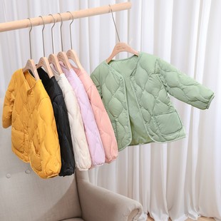 轻薄宝宝羽绒内胆背心婴儿90%白鸭绒短款 中小童坎肩百搭校服秋冬