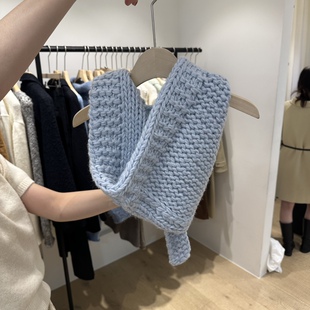 韩国代购女装2025秋款OVERTAKE针织帽