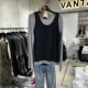 女装 2025冬款 VANTA潮款 韩国代购 假两件拼接背心长袖 T恤
