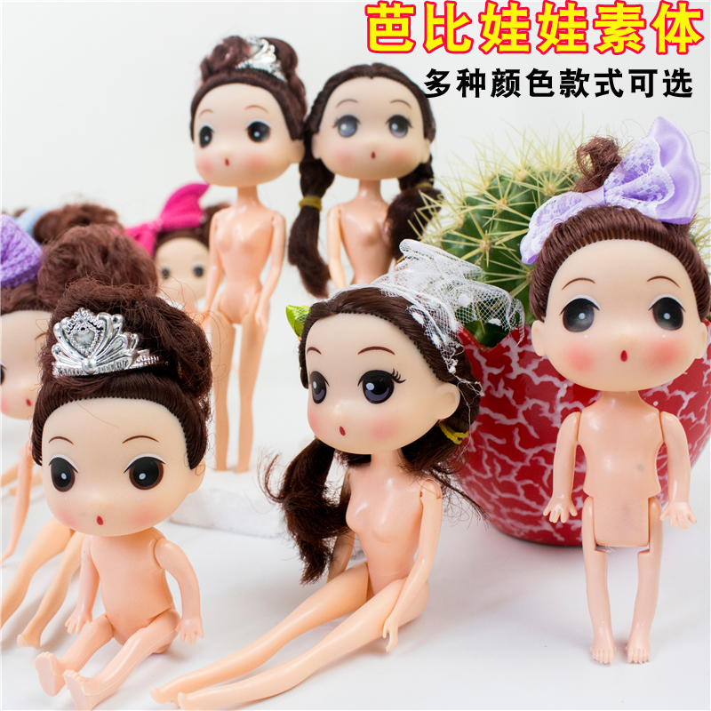 烘焙模具12cm 18cm环保迷糊娃娃 芭比蛋糕 素体裸娃造型 装饰裱花