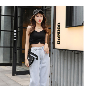 美背内衣女款 裹胸黑色吊带抹胸吊带背心文胸罩一体式