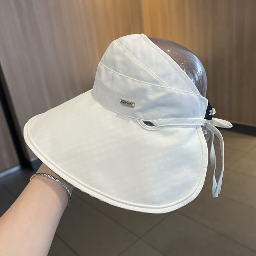 夏季女款空顶防晒大檐可折叠帽