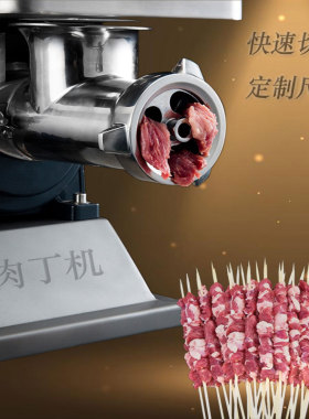 烧烤切肉机羊肉串切块机切肉丁机