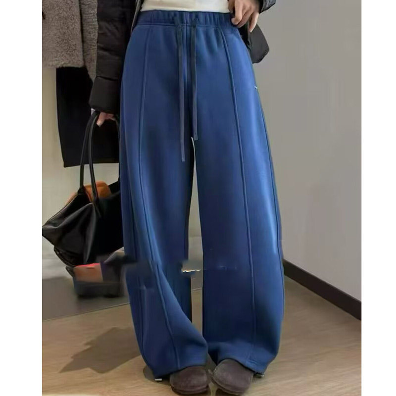 2026春夏浅灰色直筒镰刀裤阔腿裤显瘦卫裤小个子束脚长裤,女装/女士精品,休闲裤,淘宝优惠券,粉丝福利购,淘宝优惠卷