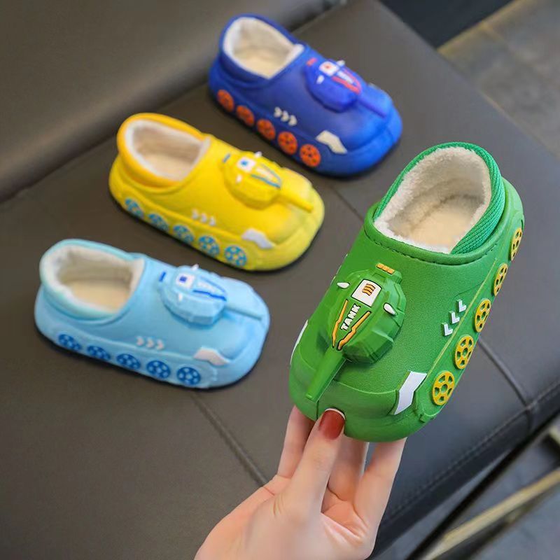 儿童拖鞋2025新款男孩秋冬季