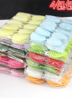 仿真玫瑰叶 花环材料 金叶子花叶树叶假叶子绢花叶一束10片按包卖