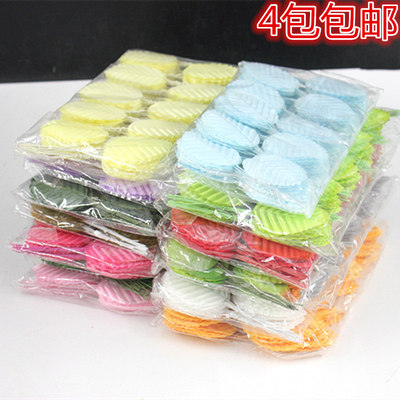 仿真玫瑰叶花环材料叶树叶绢花