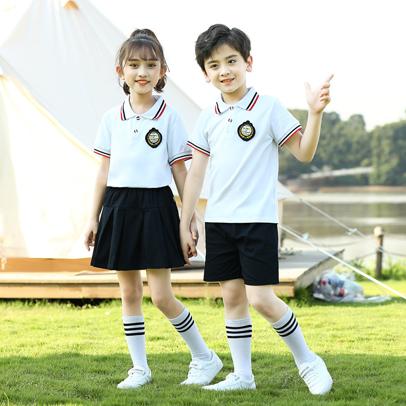 幼儿园园服夏装小学生校服儿童纯棉班服运动会服装套装男女童定制