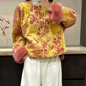 诺诺高端臻品 冬上新新中式 国风高级感刺绣显瘦短外套L539