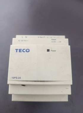 TECO24V电源，10PS-24二手拆机，实物图功能包好，议价