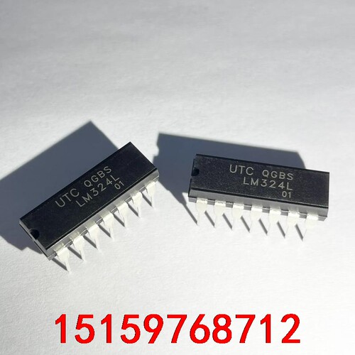 10个 LM324L-D14-T 运算放大器芯片 直插DIP议价