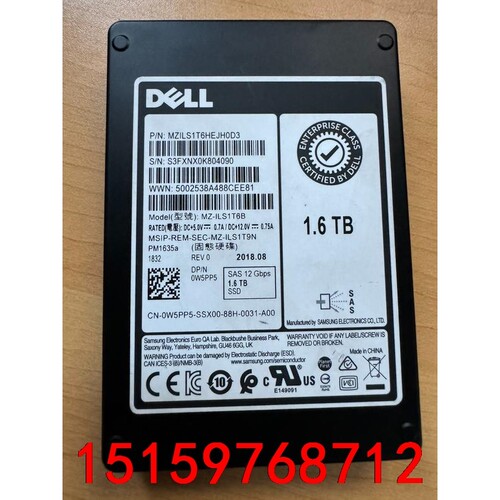 DELL MZ-ILS1T6B PM1635a 0W5PP5议价