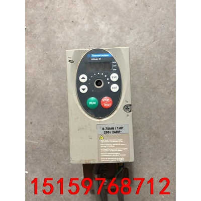拆机施耐德ATV31H075M2A  0.75kw 功能正常议价