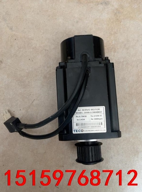 东元伺服电机，型号JSMA-LC08ABK01，实物图片可以议价