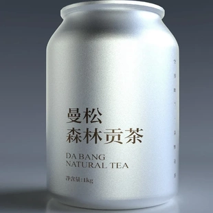 大邦白茶云南大邦白茶曼松森林贡茶铝罐收藏级