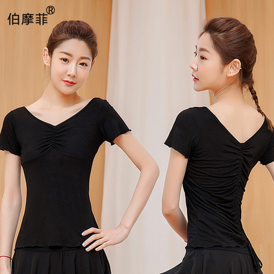 舞蹈练功服上衣拉丁舞服装新款