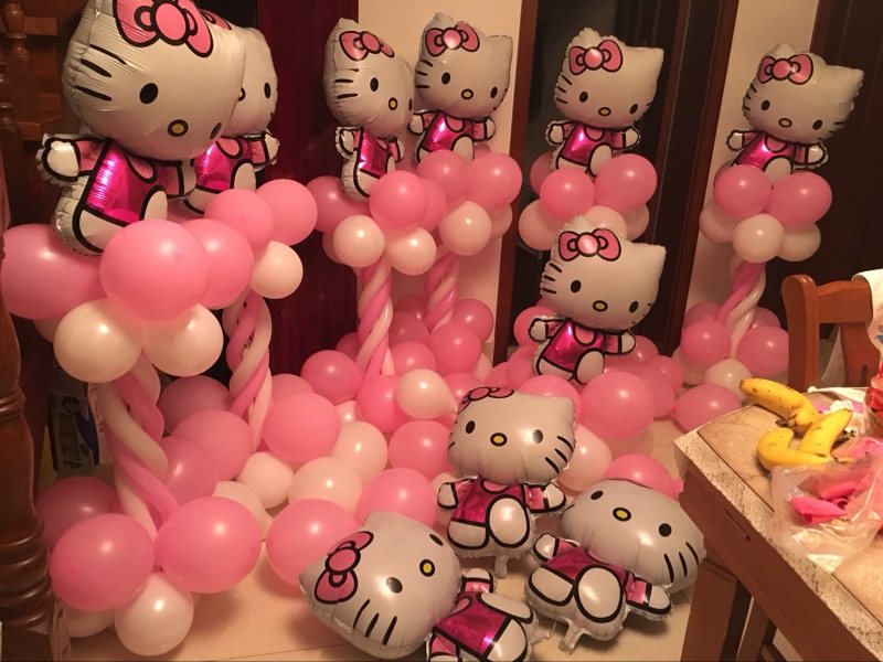 KT凯蒂猫气球立柱路引结婚生日百天派对酒店舞台装饰客厅布置套餐在类目 节庆用品/礼品, 气球/飘空气球, 气球中 - 来自Buy2taobao.com提供专业的淘宝代购服务
