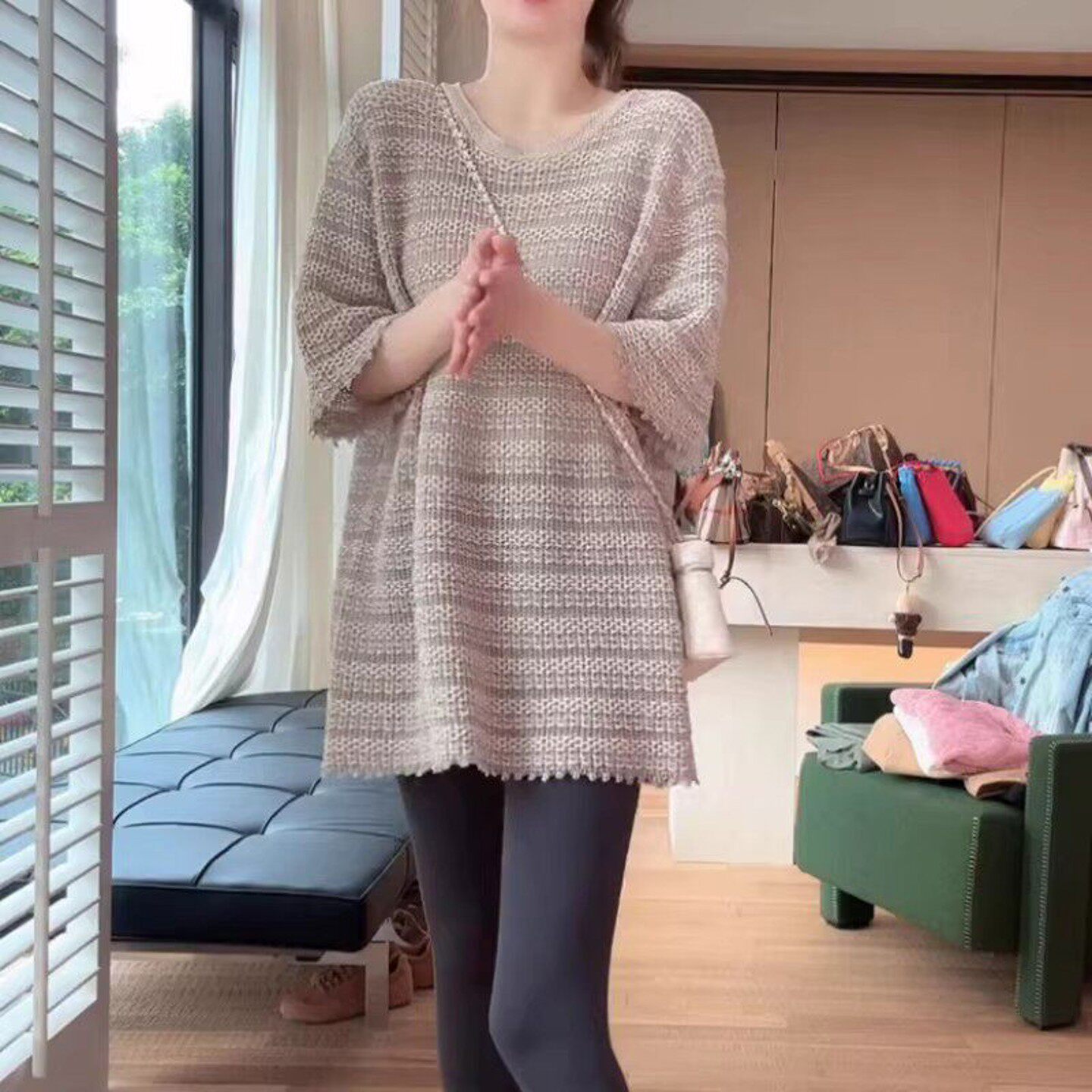 设计感中长款短袖T恤女夏图片
