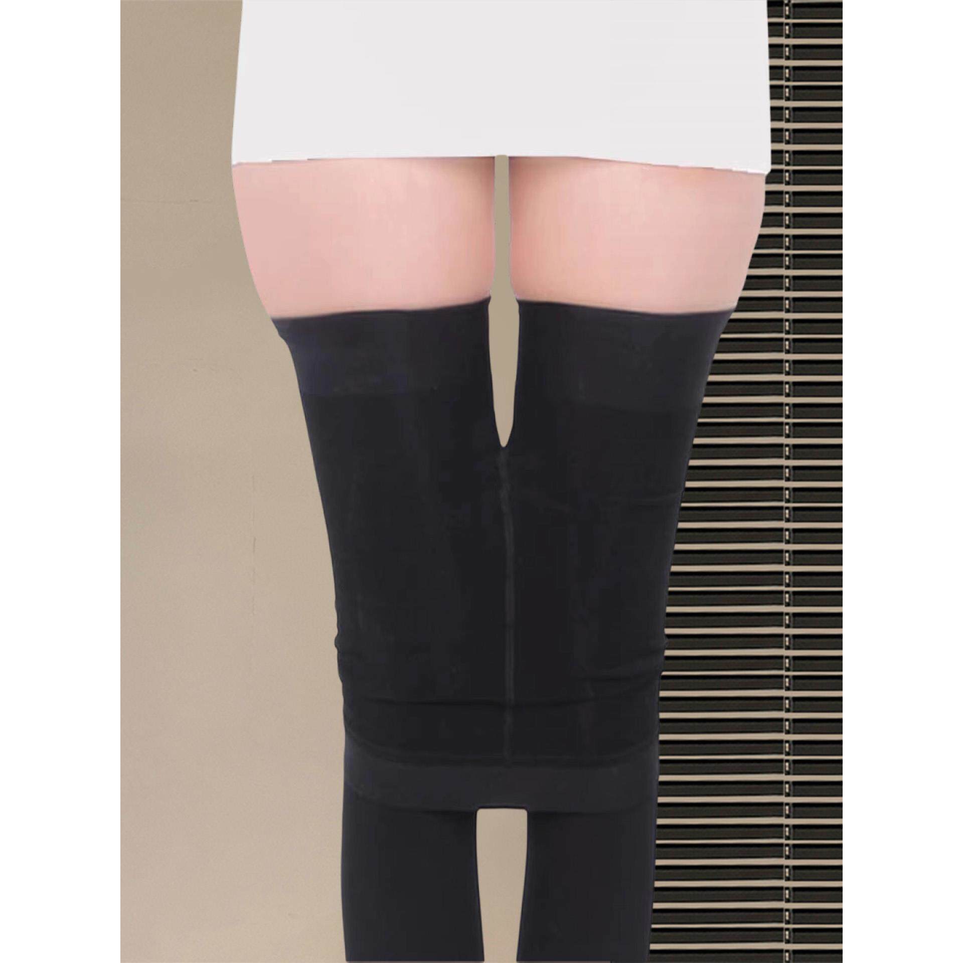 压力裤强压袜女秋冬外穿加绒加厚打底裤塑形美腿超紧连裤袜