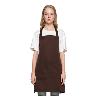 挂脖围裙厨房定制工作服咖啡店厨师成人创意做饭围腰家居防水logo