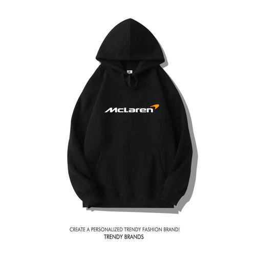 F1迈凯伦McLaren车队周边连帽卫衣男女赛车迷休闲百搭外套衣服秋