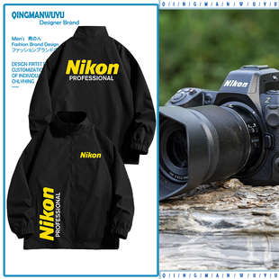尼康相机nikon夹克外套衣服fm2单反胶片摄影摄像师工作服全彩夹克