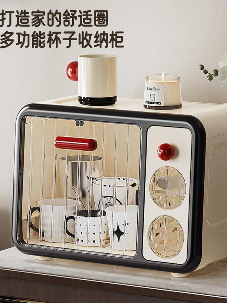 婴儿辅食收纳柜宝宝餐具置物盒奶瓶儿童工具箱厨房碗碟筷沥水杯架