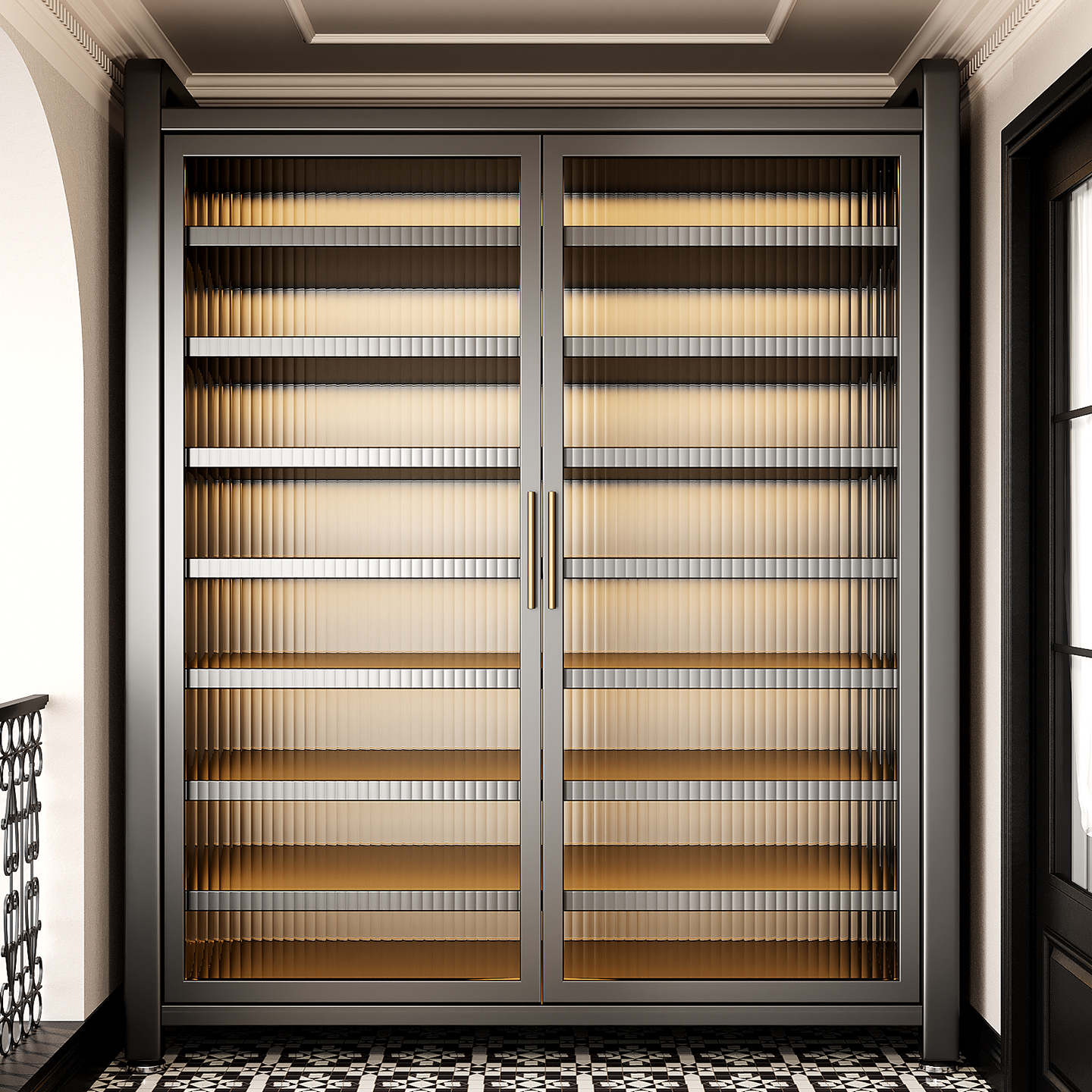 家用防水防晒阳台储物收纳柜鞋架